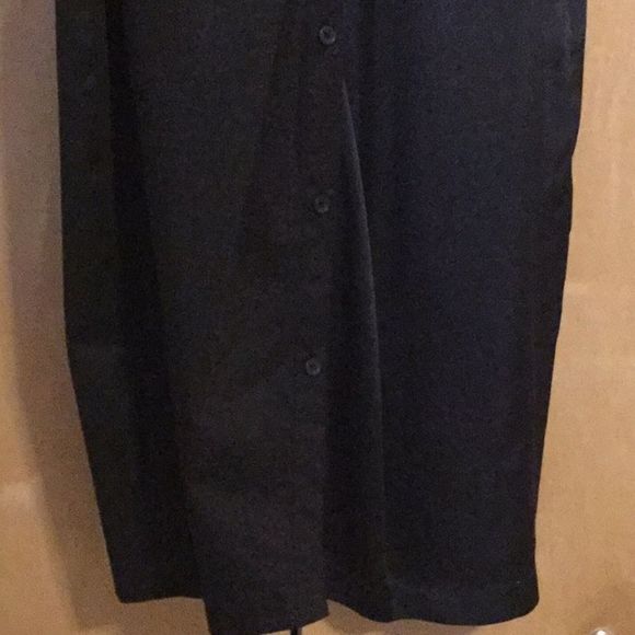 - DKNY Twisted Front Shirt Dress 392 VETIVER - Picture 7 of 8